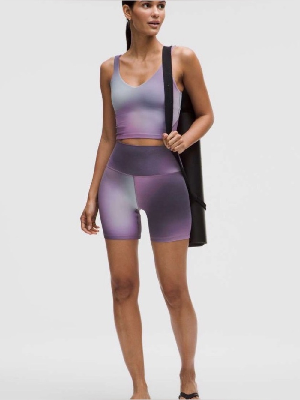 Lululemon Align High-Rise Short 6" Aurora Haze Purple Multi NWT